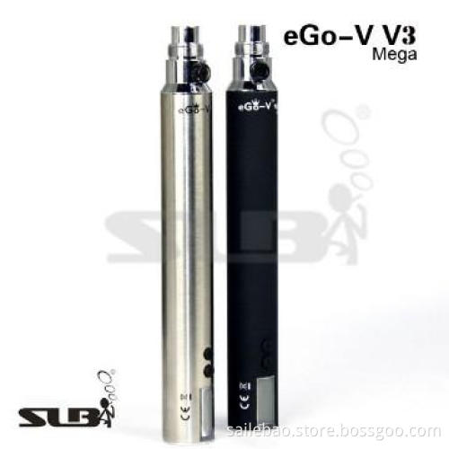 new stainless steel ego battery,big capacity e cigarette 1200mah
